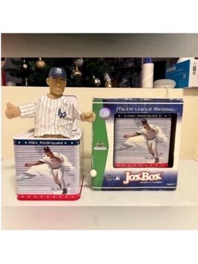 Alex Rodriguez Upper Deck New York Yankees Baseball Jack in The Box Toy Figure